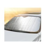 Pare - soleil de voiture - non sp�cifi� - pliable - 140 x 70 cm - protection uv - argent�