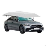 Pare - soleil pour voiture semi - automatique 4. 6cm - tente voiture argent gris - pare - soleil pour ...