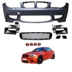 Pare - chocs avant look 1m pour bmw s�rie 1 e81 e82 e87 e88 de 2004 � 2011 et �vents de frein