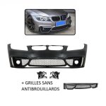 Parechoc pare choc avant look m4 pour bmw serie 3 e90 e91 lci phase 2 + 2 antibrouillards