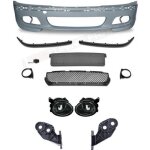 Parechoc pare choc avant pack m m2 bmw serie 3 e46 berline et touring + 2 antibrouillard + glissiere