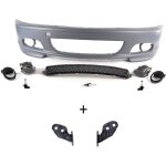 Parechoc pare choc avant pack m m2 bmw serie 3 e46 coupe cabriolet + 2 antibrouillard + 2 glissiere