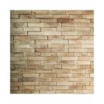 Parement bois blanchi decoon 096 m2 teck