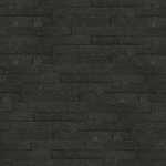 Parement pierre naturelle decoon 0468 m2 - quartz noir