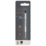 Parker recharge bille quinkflow, pointe fine, noire, blister x 1