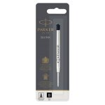 Parker recharge bille quinkflow pointe large noire blister x 1