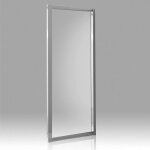 Paroi fixe pour paroi de douche de 70 cm pour porte de niche giada