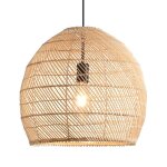 Parrot uncle suspension en rotin naturel tiss� � la main fer noir style boh�me chic �40 cm boule oeuf ...