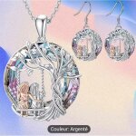 Parure bijoux arbre de vie collier soeurs collier amies collier arbre de vie collier fee collier fille ...