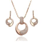 Parure de bijoux femme en or rose - rgler bijoux femme - cadeaux fte des mres
