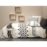 Parure de couette - bohème - 220x240 cm - 100% coton - motifs géométriques - oeko - tex® Parure de couette - bohème - 220x240 cm - 100% coton - motifs géométriques - oeko - tex®