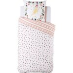 Parure de couette 140 x 200 summer rversible 100% coton / 57 fils / cm