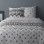Parure de couette 220x240 cm 100% percale de coton 75 fils henri Parure de couette 220x240 cm 100% percale de coton 75 fils henri