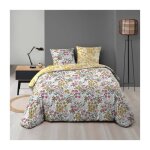 Housse de couette 240x220 + 2 taies claudia polyester microfibre flanelle Housse de couette 240x220 + 2 taies claudia polyester microfibre flanelle