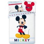 Parure de couette - mickey disney - 140x200 + taie + drap housse - noir - 100% polyester - classique