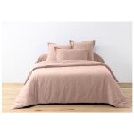 Parure de couette - passion - 240x260 cm - 100% coton - 2 taies - imprimé rose Parure de couette - passion - 240x260 cm - 100% coton - 2 taies - imprimé rose
