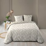 Parure de couette rversible + 240 x 220 cm coton 57 fils + 2 taies mareva