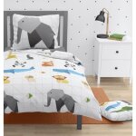Parure de couette roupillon origatoon - 2 pcs - 140 x 200 - 100% coton - blanc