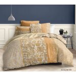 Parure de draps 4 pi�ces bombay pour lit 140 x 190 cm 100% coton / 57 fils / cm�