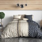 Parure housse de couette 100% coton 57 fils nairobi 220x240 cm