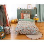Parure housse de couette 2pcs 140x200 100% coton 57 fils - pierrot