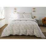 Parure housse de couette 3pcs 260x240cm 100% gaze de coton imprim� loucile