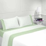 Parure housse de couette coton flanelle 57 fils imprim� tulipa