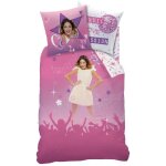 Cti - parure housse de couette violetta cti