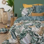 Parure de lit tropik coton 240x220cm - atmosphera cr�ateur dint�rieur
