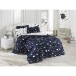 Parure de lit - 1 housse de couette 220 x 240 cm + 2 taies doreiller 60 x 60 cm - 65% coton 35% polyester ...