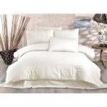 Parure de lit - 1 housse de couette 220 x 240 cm + 2 taies doreiller 60 x 60 cm - 70% polyester 30% coton ...