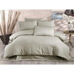 Parure de lit - 1 housse de couette 220x240 cm + 2 taies doreiller 60x60 cm - 80% coton 20% polyester ...