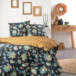 Parure de lit 2 personnes - today - sunshine 11. 45 - 220 x 240 cm - 100% coton imprim