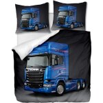Parure de lit 3 pices - scania - camion - multicolore - synthtique - entretien facile