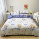 Parure de lit 4 pièces - housse de couette 220x240cm + 2 taies doreillers 100% coton renforcé + draps ... Parure de lit 4 pièces - housse de couette 220x240cm + 2 taies doreillers 100% coton renforcé + draps ...