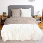 Parure de lit adulte - housse de couette 220x240 cm + 2 taies doreiller? sets de housse de couette en ...