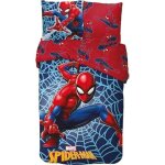 Parure de lit - arlis - spiderman marvel - 1 housse de couette 140x200 - 1 taie 63x63 - 100% coton
