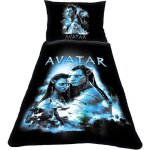 Parure de lit - avatar - noir - 140x200 cm - motif multicolore