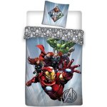 Parure de lit avengers marvel - microfibre polyester - bleu - 140 x 200 cm - sous licence officielle ...