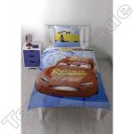 Parure de lit - cars 3 - housse de couette rversible - 100% coton - 1 place 140x200 cm