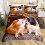Parure de lit cochon dinde 140x200cm garons filles housse couette animaux de compagniehousse de couette ...
