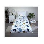 Parure de lit complte pour enfant - housse de couette 100 x 135 cm et taie doreiller 40 x 60 cm - - ...
