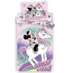 Parure de lit - disney - minnie - 100% coton - 140x200 cm - lavable en machine