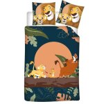 Parure de lit - disney - le roi lion - housse de couette 140x200 cm - taie 65x65 cm - oeko tex