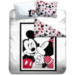 Parure de lit double minnie et mickey disney - 100% coton - blanc - chambre enfant Parure de lit double minnie et mickey disney - 100% coton - blanc - chambre enfant