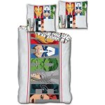 Parure de lit enfant - avengers - avengers marvel - gris - microfibre - lavable en machine