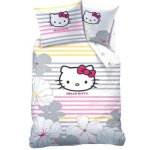 Parure de lit enfant - hello kitty - vanina - 140x200 cm - coton - lavable  60