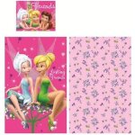 Parure de lit - disney - f�e clochette - 90x140cm - 1 taie 40x55cm - 100% coton
