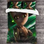 Parure de lit - groot - fantaisie - synthtique - entretien facile et schage rapide