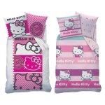 Parure de lit - hello kitty - taille 140x200 cm - couleur rose - 1 parure offerte